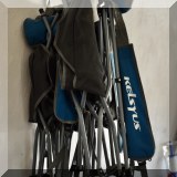 L46. Outdoor folding chairs. - $